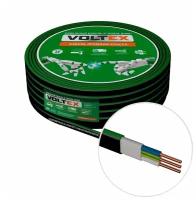 Силовой кабель ВВГ-Пнг(А) 3х1,5 чер 100 метров ГОСТ Voltex
