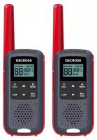 Комплект из двух радиостанций Decross DC63 Red Twin EU