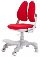 Ортопедическое подростковое кресло с подножкой Falto Kids Duo HTY-CS23 - красное