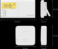 Терморегулятор SALUS Controls 091FLRF белый