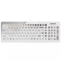 Клавиатура Delux DLK-1500 White USB