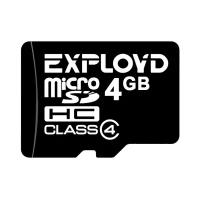 Карта памяти EXPLOYD microSDHC 4 ГБ Class 4