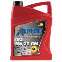 Моторное масло ALPINE RSL 5W-30 GM 5 л