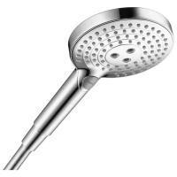 Лейка для душа hansgrohe Raindance Select S 120 3 jet 26530000 хром хром круглая 125 мм