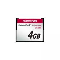 Карта памяти Transcend Compact Flash 4 ГБ, R/W 56/44 МБ/с