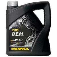 Синтетическое моторное масло Mannol 7705 O.E.M. for Renault Nissan 5W-40