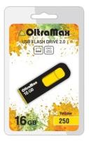 Флешка OltraMax 250 16 ГБ, 1 шт., yellow