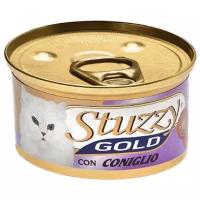 Влажный корм для кошек Stuzzy GOLD, беззерновой, с кроликом (мусс)