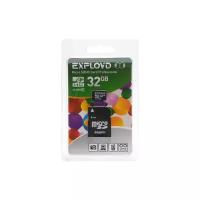 Карта памяти EXPLOYD microSDHC Class 4 + SD adapter