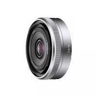 Объектив Sony 16mm f/2.8 E (SEL-16F28), серебристый