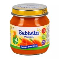 Пюре Bebivita морковь, с 4 месяцев