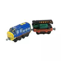 Chuggington Поездной состав Паровозик Брюстер с прицепом, серия StackTrack, LC54125