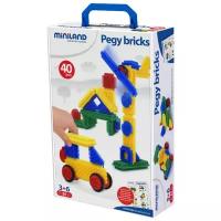 Конструктор Miniland Pegy Bricks 94042-40
