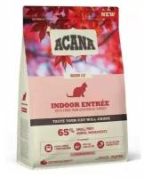 Сухой низкозерновой корм Acana Indoor Entree Cat (Курица, сельдь, индейка) для стерилизованных кошек