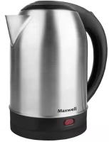 Чайник Maxwell MW-1077 ST, серебристый/черный