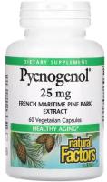 Natural Factors Pycnogenol (Пикногенол) 25 мг 60 вег капсул