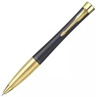 Ручка шариковая Parker Urban Core K314 Muted Black GT М, 1.0 мм, корпус из латуни, синие чернила