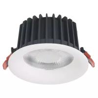 Donolux LOOP Cветильник LED встраиваемый, 30W, 4000К, 2400Lm, 80°, D190xH103мм, Ra>80, IP20, Монтаж