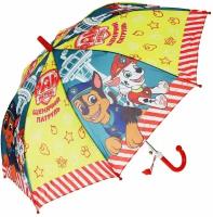 Зонт детский Щенячий Патруль r-45см, ткань, полуавтомат играем вместе