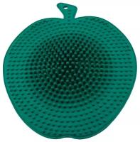 Коврик массажный Яблоко, диаметр 300мм, модель 3296 зеленый