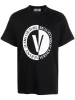 Футболка Versace Jeans Couture, размер XXL, черный