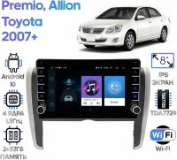 Штатная магнитола Wide Media Toyota Premio/Allion 2007+ [Android 10, WiFi, 2/32GB, 4 ядра]