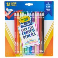 Crayola Crayola Easy peel Набор мелков-карандашей, 12 шт. 68-4606