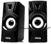 Колонки DIALOG Stride AST-10UP BLACK - акустические колонки 2.0, 10W RMS, черные, питание от USB