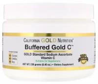 California Gold Nutrition Buffered Gold C Powder Sodium Ascorbate 238 г