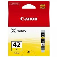 Картридж Canon CLI-42Y (6387B001), 284 стр, желтый