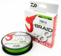 Шнур Daiwa J-Braid X8 Chartreuse 0.28мм 58lb 150м