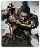 Коврик для мышки прямоугольный Sekiro: Shadows Die Twice The Big Bad Wolf