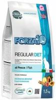 Корм сухой Forza10 "Diet" для взрослых кошек, при аллергии и повышенной чувствительности к животным белкам, с океанической рыбой, 1,5 кг
