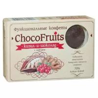 Набор конфет ChocoFruits кизил и горький шоколад с имбирем