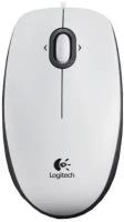 Мышь проводная Logitech B100 Optical USB Mouse White