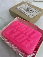 Мыло Бойцовский клуб Fight Club в подарочной коробке розовое
