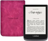 6" Электронная книга PocketBook 632 Touch HD 3 1448x1072, E-Ink, 16 ГБ, комплектация: обложка, серый/розовый