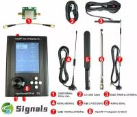 Portapack h2 sdr приёмник hackrf one с набором антенн, с внешним широкополосным усилителем сигнала