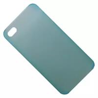 Чехол для iPhone 4/4s задняя крышка пластик <прозрачно-голубой>