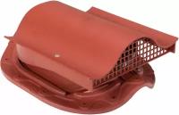 Красный (RR29, RAL3009) MUOTOKATE -KTV кровельный вентиль для вентиляции металлочерепицы с профилем Monterrey и чердачного помещения