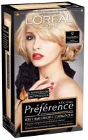 Краска для волос L'Oreal Paris Preference, тон 9, Голливуд (A6211275/A6211274/A6211227)