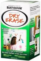 Rust-Oleum Specialty Dry Erase Paint Краска с эффектом маркерной доски, набор, бесцветный (0,472л)