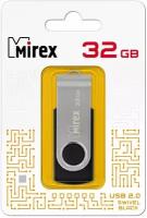 Флешка USB Flash Drive MIREX SWIVEL BLACK 32GB