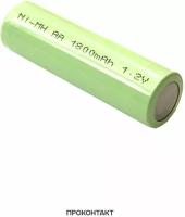 Аккумуляторные батарейки KSK-RAKIETA, Ni-MH, AA 1800mAh 1.2V -1 шт, пальчиковые