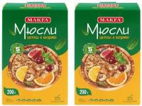 Макфа Мюсли 5 злаков Цитрусы и кардамон, 200 г, 2уп