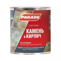 Лак Parade L40 Камень & Кирпич алкидно-акриловый бесцветный 0.75 л