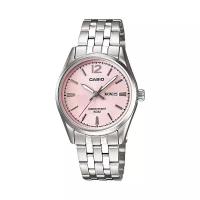 Наручные часы CASIO Collection LTP-1335D-5A, розовый, серебряный