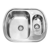 Врезная кухонная мойка SinkLight 6049-1.5, 49х60см, нержавеющая сталь