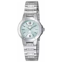 Наручные часы CASIO Collection LTP-1177A-3A, серебряный, зеленый