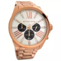 Наручные часы MICHAEL KORS MK5712 женские, кварцевые, хронограф, секундомер, водонепроницаемые, подсветка стрелок